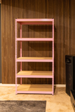 Nouveau Storage Rack 5 Tier Steel Rack with Engineered Wood Shelves - 16"D x 35.5"W x 71.2"H