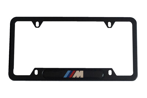 Genuine BMW License Plate Frame - Black M