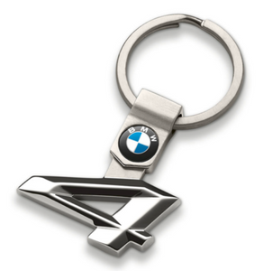 Genuine BMW 4-Series Nickel Finish Key Chain