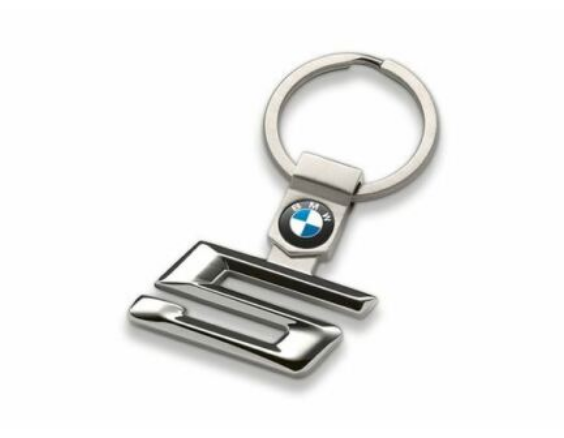 Genuine BMW 5-Series Nickel Finish Key Chain
