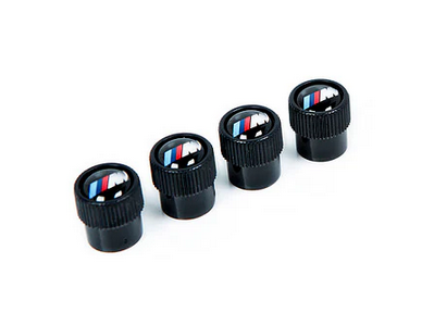Bmw dust caps black deals
