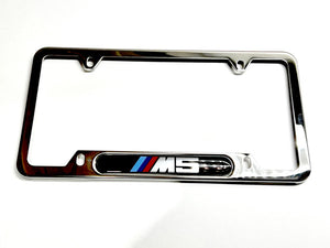 Genuine BMW License Plate Frame - Chrome M5