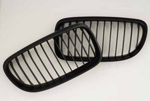 BMW Matte Black Grill (Front Pair) for E82 Coupe & E88 Cab 1 Series